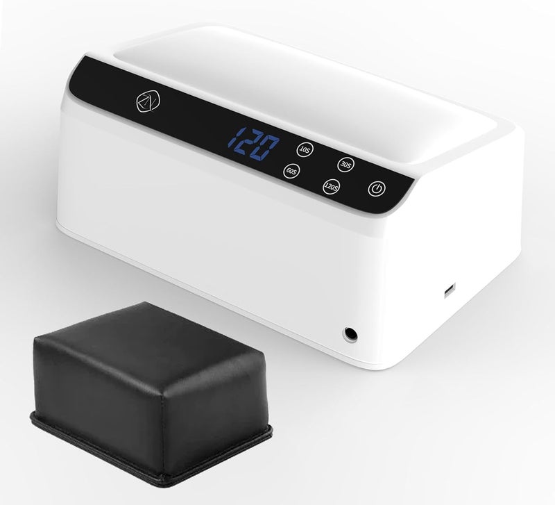 ZIZZON UV LED Nail Lamp with Arm Rest Pillow for Gel Polish 72W Power Nail Light Dryer with 4 Timers and Touch Screen Perfect for Salon or Home Use