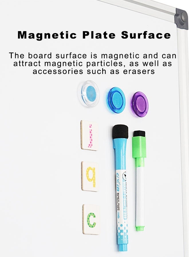 XIANGYU Wall Mounted Aluminum Alloy Frame 90 x 120cm White Board Magnetic Dry Erase Board Large Whiteboard for Classroom - Image 5