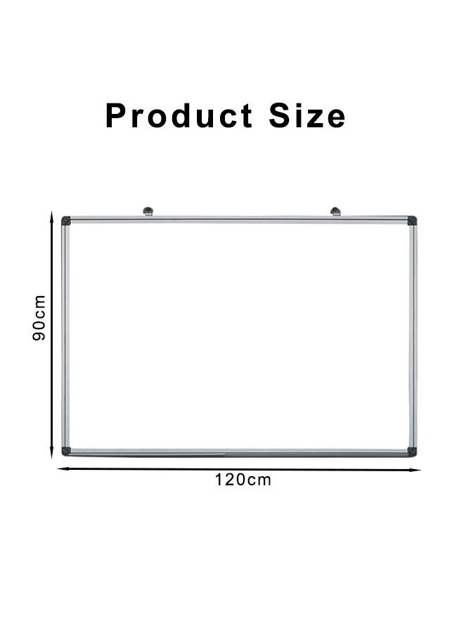 XIANGYU Wall Mounted Aluminum Alloy Frame 90 x 120cm White Board Magnetic Dry Erase Board Large Whiteboard for Classroom - Image 2