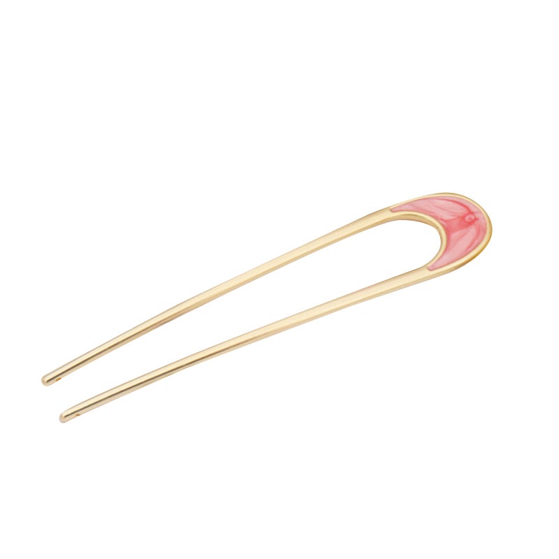 Vintage U-shaped Alloy Hairpin for Traditional and Elegant Hairstyles Ancient Style Chinese Fashionable Hairpin - Image 1