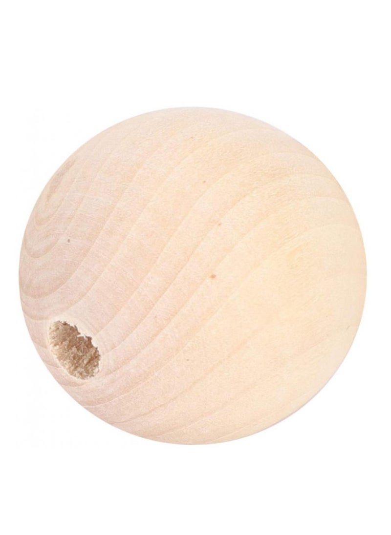 AIWANTO Natural Wooden Beads, Natural Round DIY Wooden Beads, Curtain Beads Rosary Beads for Family Friends Necklaces Necklaces(True color, 14mm-60pcs)  Natural Wooden Beads, Natural Round DIY Wooden Beads,  - Image 5