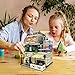 ENJBRICK Garden Hotel Assembly Square Building kitModular House Building Blocks Model Set for Teens and AdultsCollectible Display Toy Building Set 1284 PCS - Image 3