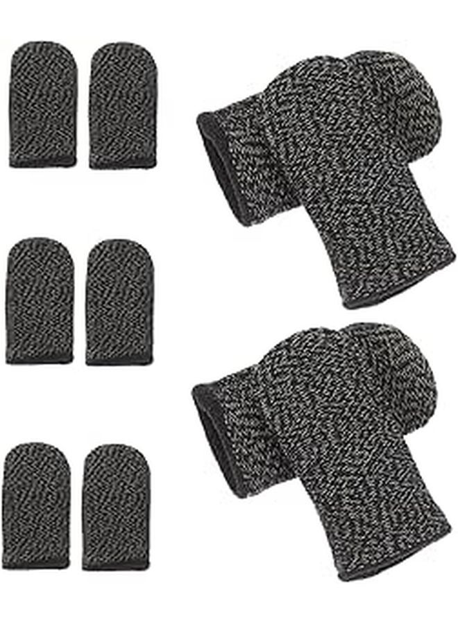 Anti Slip Touchscreen Gaming Finger Sleeves 10PCS Comfortable Fit For All Devices - Image 1