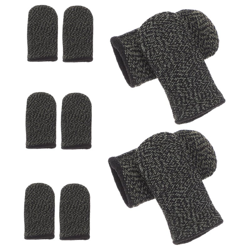 Anti Slip Touchscreen Gaming Finger Sleeves 10PCS Comfortable Fit For All Devices - Image 2