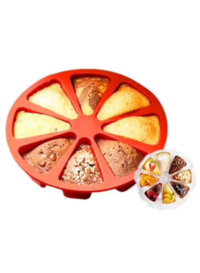 Green Silicone Mold For Round Lemon Slices With 8 Fan Grooves For Jelly Chocolate Ice - Image 5