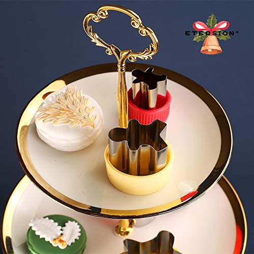 ETERSION Gingerbread Cookie Cutters 5 Pieces 5 Sizes 1"" to 4.9"" Gingerbread Man Cookie Cutter - Image 2