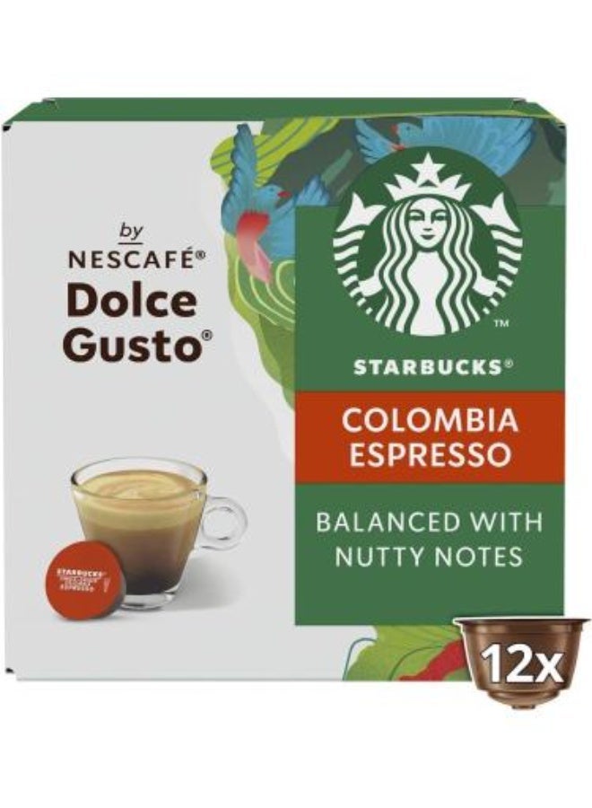 Starbucks Dolce Gusto Espresso Single Origin Coffee Colombia 12 Capsules 66g Pack of 3 - Image 3