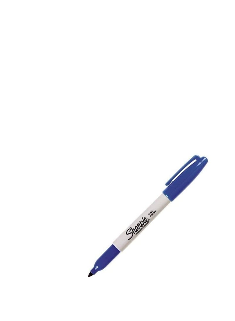 Sharpie 3-Piece Fine Tip Permanent Marker Blue Ink