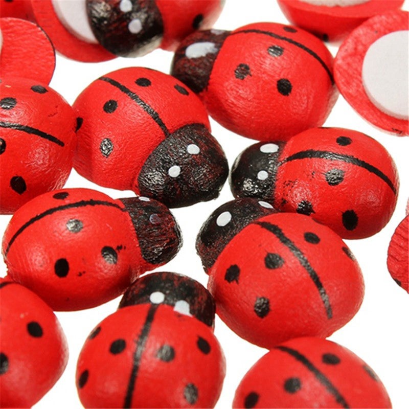 200 pcs Cartoon Stickers Simulation Beetles Decorations Decals for Home Bedroom Living Room Bathroom Decoration - Image 5