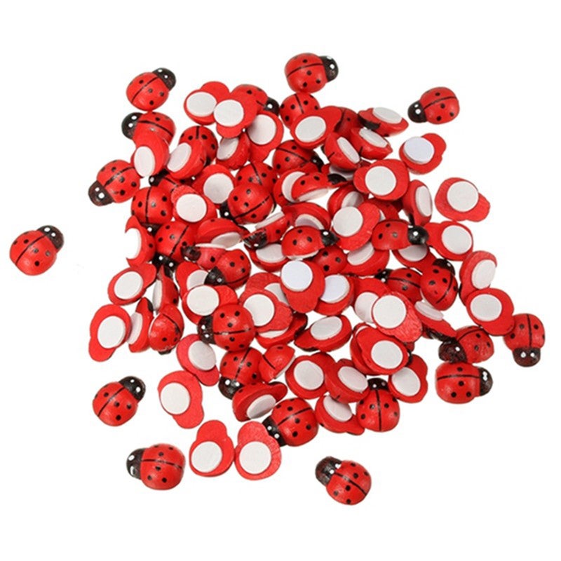 200 pcs Cartoon Stickers Simulation Beetles Decorations Decals for Home Bedroom Living Room Bathroom Decoration - Image 2