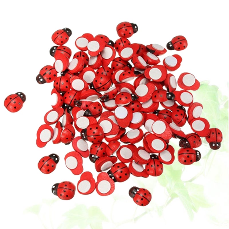 200 pcs Cartoon Stickers Simulation Beetles Decorations Decals for Home Bedroom Living Room Bathroom Decoration - Image 1