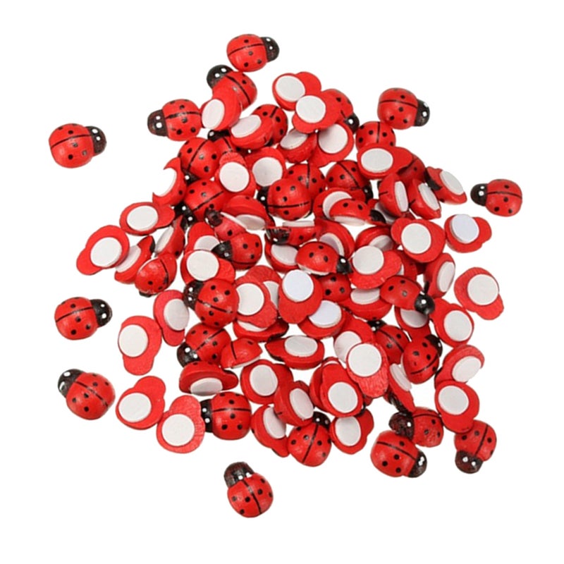 200 pcs Cartoon Stickers Simulation Beetles Decorations Decals for Home Bedroom Living Room Bathroom Decoration - Image 4