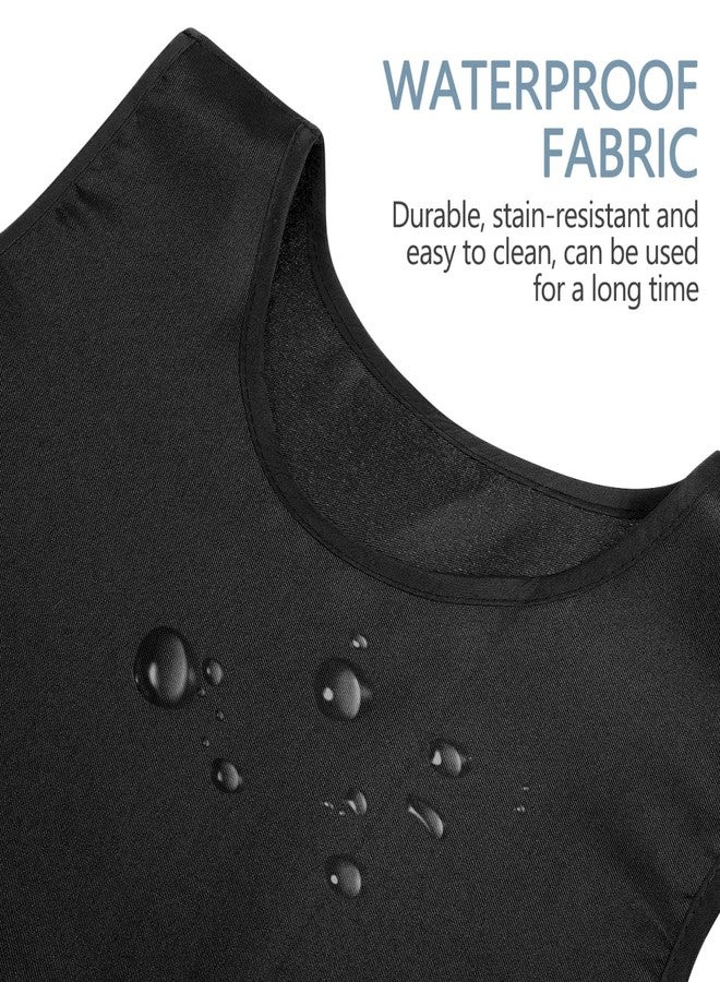 Alipis Hair Stylist Apron Waterproof Stain-Resistant Unisex Barber Apron with Pockets Heavy Duty for Salon Cooking Grilling Cleaning 27.55X19.48 Inch - Image 5