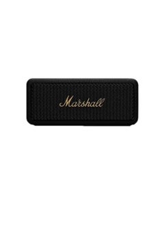 Marshall Emberton Portable Bluetooth Speakers Water Resistant Wireless 30 Plus Hour Of Playtime Black/Brass  - Image 1