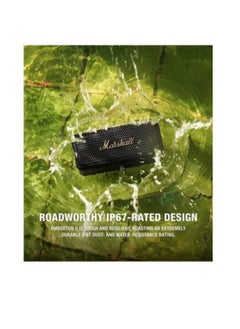 Marshall Emberton Portable Bluetooth Speakers Water Resistant Wireless 30 Plus Hour Of Playtime Black/Brass  - Image 5