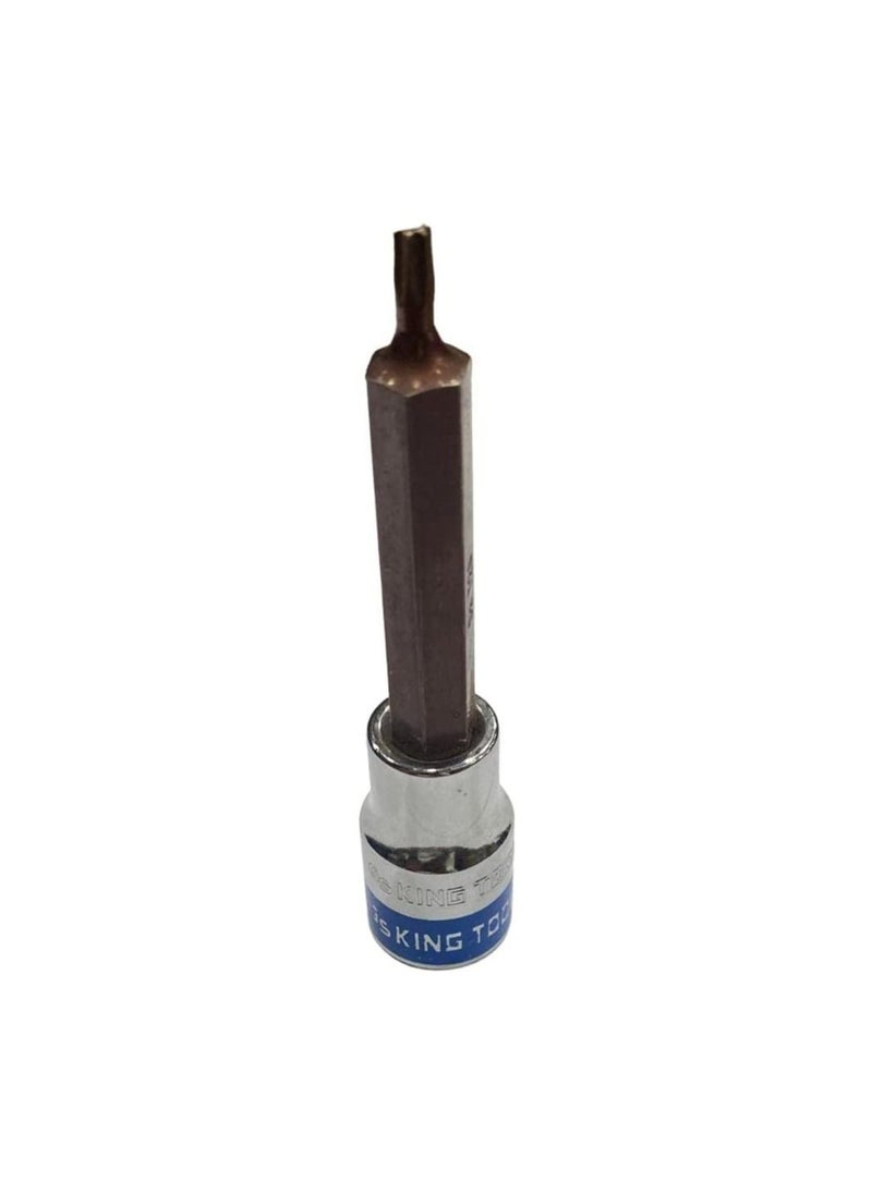 King Tools Square Bit 1/2" Star Male T60 Length 80mm 