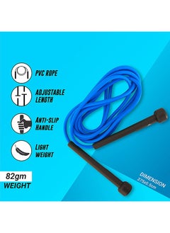 Trainer Skipping Rope | Unisex | Free Size - Adjustable | Material - Polyvinyl Chloride | Cardio Workout, Warmup, Weight Loss, Training | Jump Rope for Exercise | Exercise Rope - pzsku/Z94F25DE30397528751CCZ/45/_/1686734114/8b7b1717-c102-4e75-9103-24d34bf31016