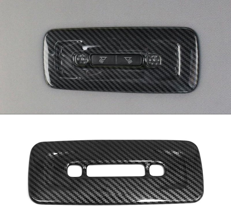 ERIDANUS Reading Lampshade Cover Trim for Toyota Camry (2018-2023) - Carbon Fiber Style - Image 1