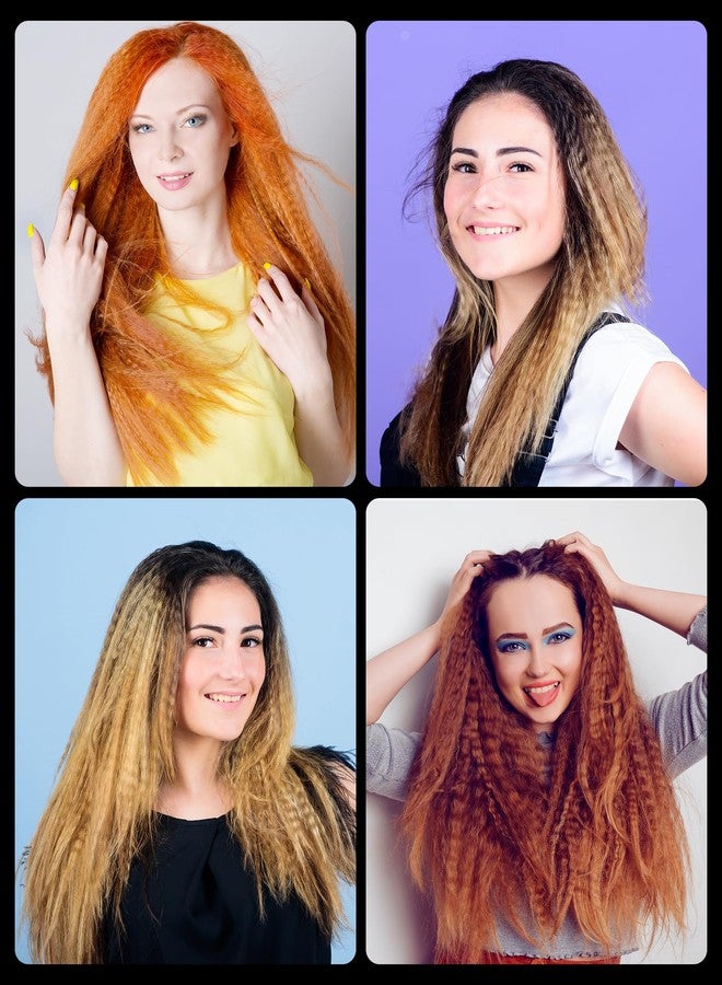 Dmriektu Hair Crimper for Volumizing Fluffy Hairstyle, Crimper Hair Iron with Ceramic Plates, Crimping Iron Tool for Women Girls Hair Waver Dual Voltage, Auto Off - Image 3