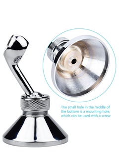 Y&D Shower Head Holder, Adjustable Removable Wall Bracket Zinc Alloy Bathroom Wand Mounted with Screw for Standard Handheld Hose  - Image 5