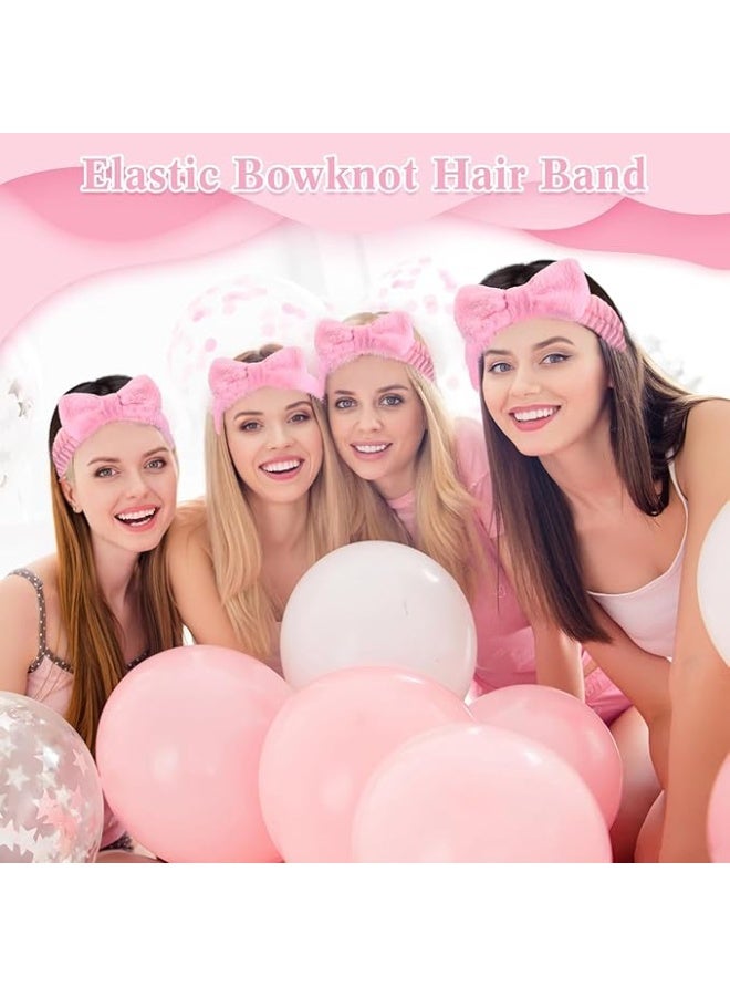 KIKI Spa Headband, Microfiber Bow Tie Headband for Face Washing, Skincare, Makeup, Sports, Elastic Hair Band for Women and Girls - Image 3
