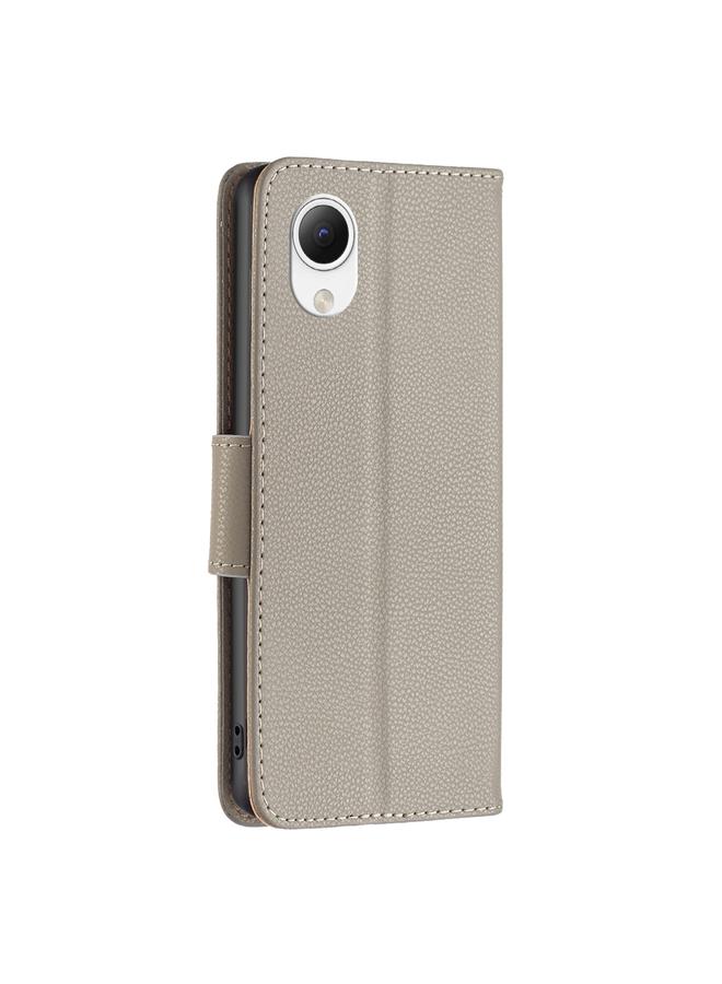S-TOP Case For Samsung Galaxy A23e 5G Litchi Texture Pure Color Leather Phone Case - Image 3