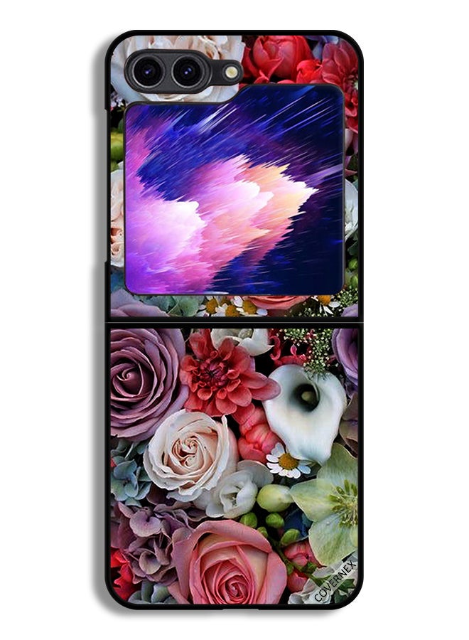 Covernex Samsung Galaxy Z Flip6 Protective Case Cover Roses - Image 1