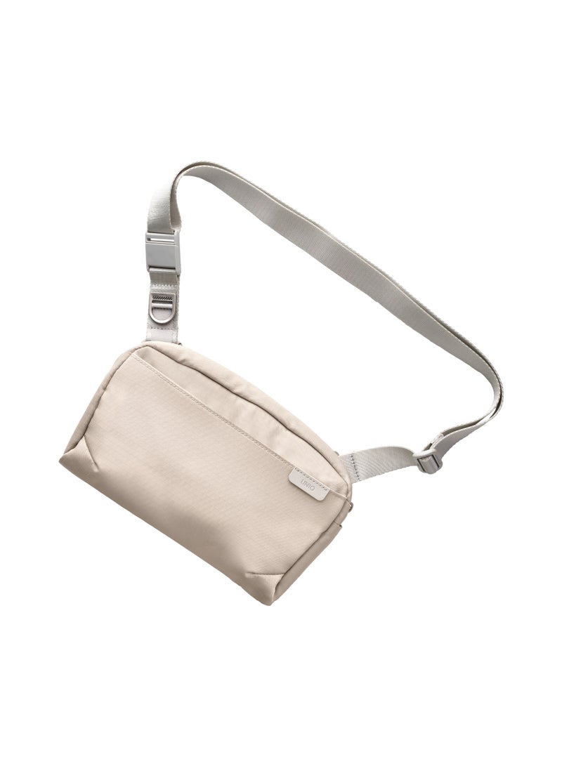 UNIQ ARDEN RPET RIPSTOP SLING BAG (2L) - DRIFTWOOD BEIGE - Image 1