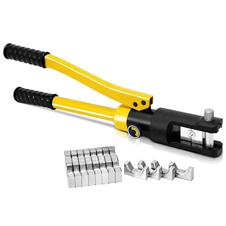 uptodateproducts Quick Hydraulic Crimper Cable Plier Crimping Tool Kit 16-300mm 11 Die, 16 Ton - Image 4