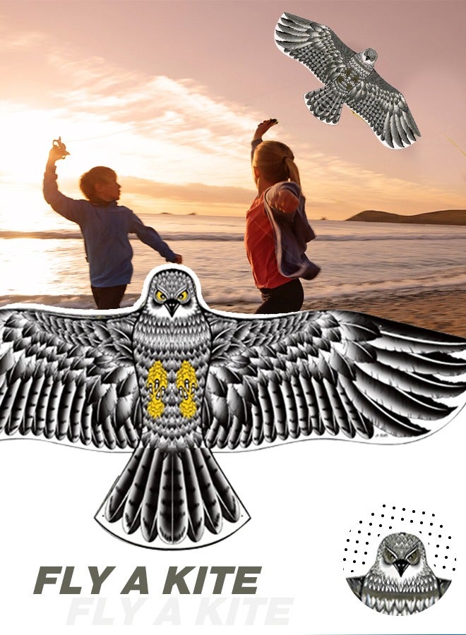 GROIC Eagle Kite for Kids and Adults Single Line String Colorful Huge Easy to Fly Outdoor Games 63 Inch - Image 2