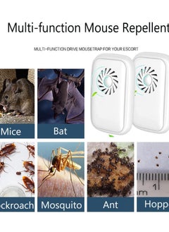 SYOSI Ultrasonic Pest Repeller Mosquito Repellent Plug In Mouse Spider In Indoor Silent  Energy Saving Deterrent For Mice Rodents Rat Fly Spiders Cockroaches  - Image 2
