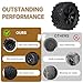 Hobbyfire 28 12mm Hex RC Wheels and Tires wFoam 110 Scale RC Monster Truck Replacement for Traxxas Stampede Rustler 2WD VXL Hoss 4x4 Redcat Volcano Epx Blackout XTE PreGlued 4pcs - Image 4