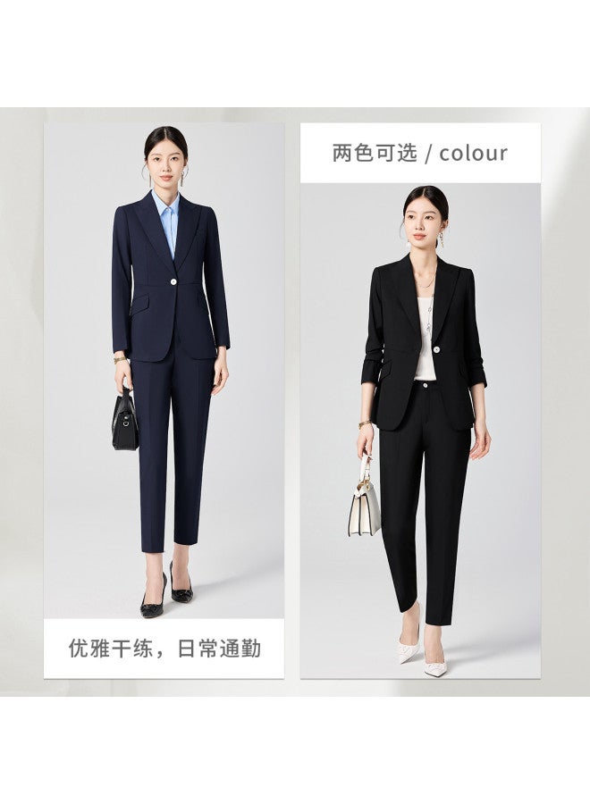 ROMON Women'S Suit, Elegant And Versatile Two-Piece Set For Business And Commuting - Image 4