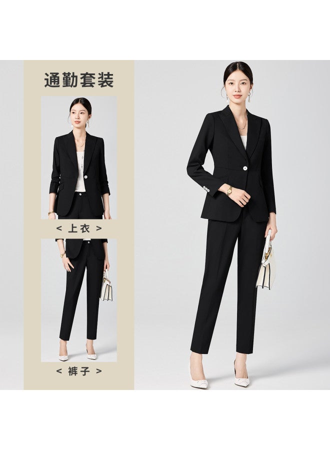 ROMON Women'S Suit, Elegant And Versatile Two-Piece Set For Business And Commuting - Image 3