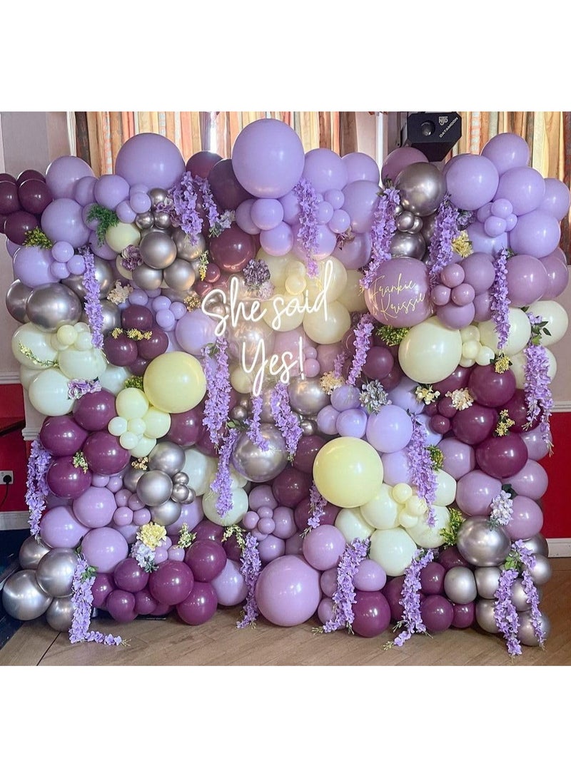 STARTEX 100 Pack 12 inch Round Helium Light Purple Balloons for Wedding Baby Shower Birthday Party Decorations - Image 5