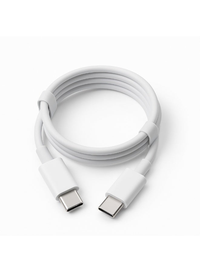 Type-C to Type-C Fast Charging Cable 60W, 1 Meter – Supports Fast Charging & Data Transfer - Image 3