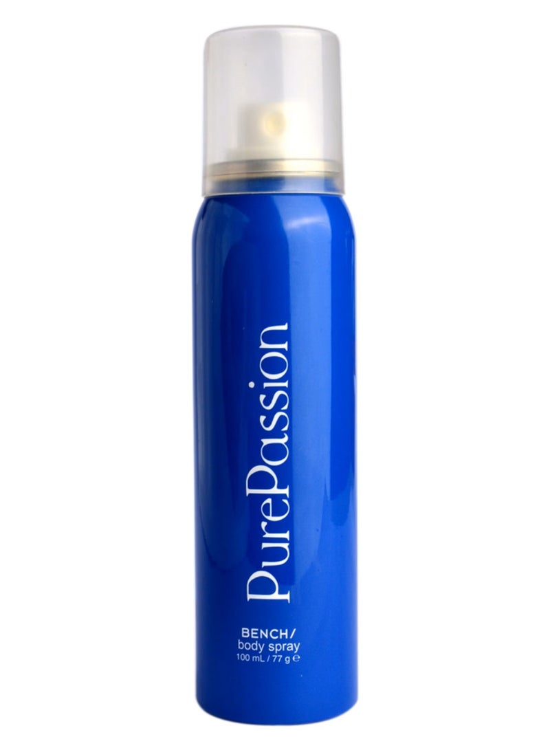 Bench Pure Passion Body Spray - Floral Fruity Fragrance - Long-lasting Freshness - 100 ml - Image 1