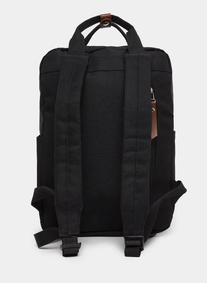 Styli Styli Patch Detail Backpack with Zip Pocket