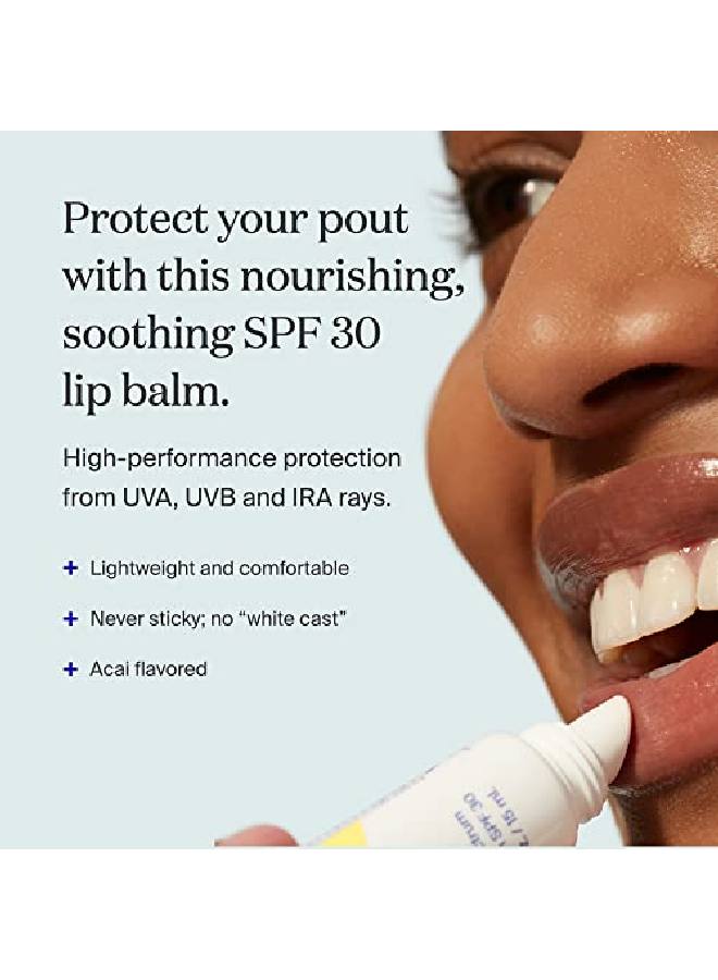 Supergoop! Play Lip Balm With Acai 0.5 Fl Oz SPF 30 PA+++ Reef Friendly Broad Spectrum Sunscreen Hydrating Honey Shea Butter & Sunflower Seed Oil Clean Ingredients - Image 3