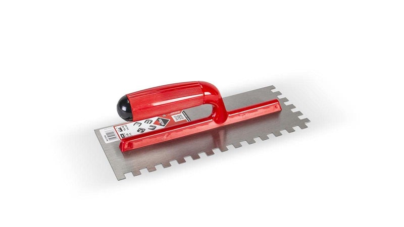 Rubi 25906 High Wear Resistant Steel Notched Trowel 11" x 4" (Notch Size 10 mm x 10 mm) (Pack of 1) - Image 5