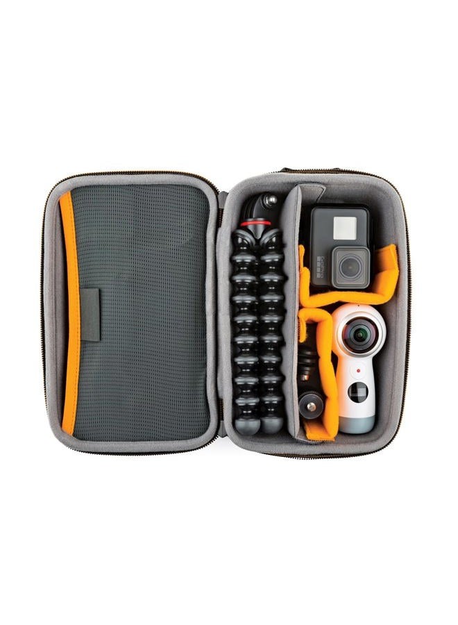 Lowepro Hardside CS 60 Case for Small Drone, Mirrorless Cameras or 2 Action Cameras, 1-2 Lenses, Accessories, 14.00 x 8.51 x 22.71 cm, Black - Image 3