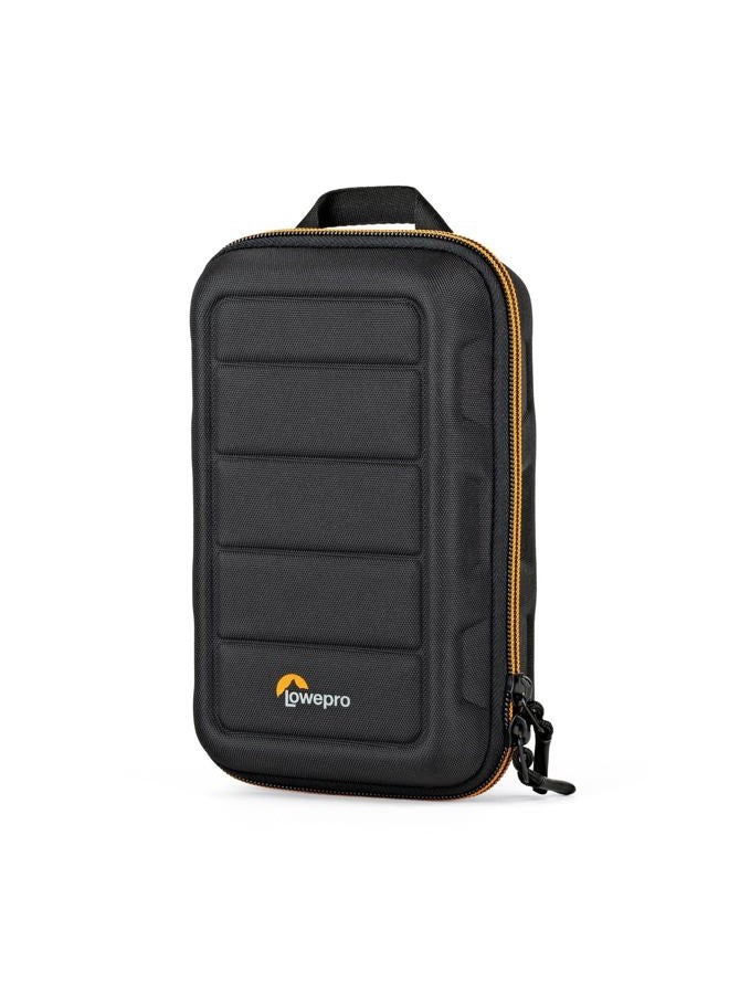 Lowepro Hardside CS 60 Case for Small Drone, Mirrorless Cameras or 2 Action Cameras, 1-2 Lenses, Accessories, 14.00 x 8.51 x 22.71 cm, Black - Image 1