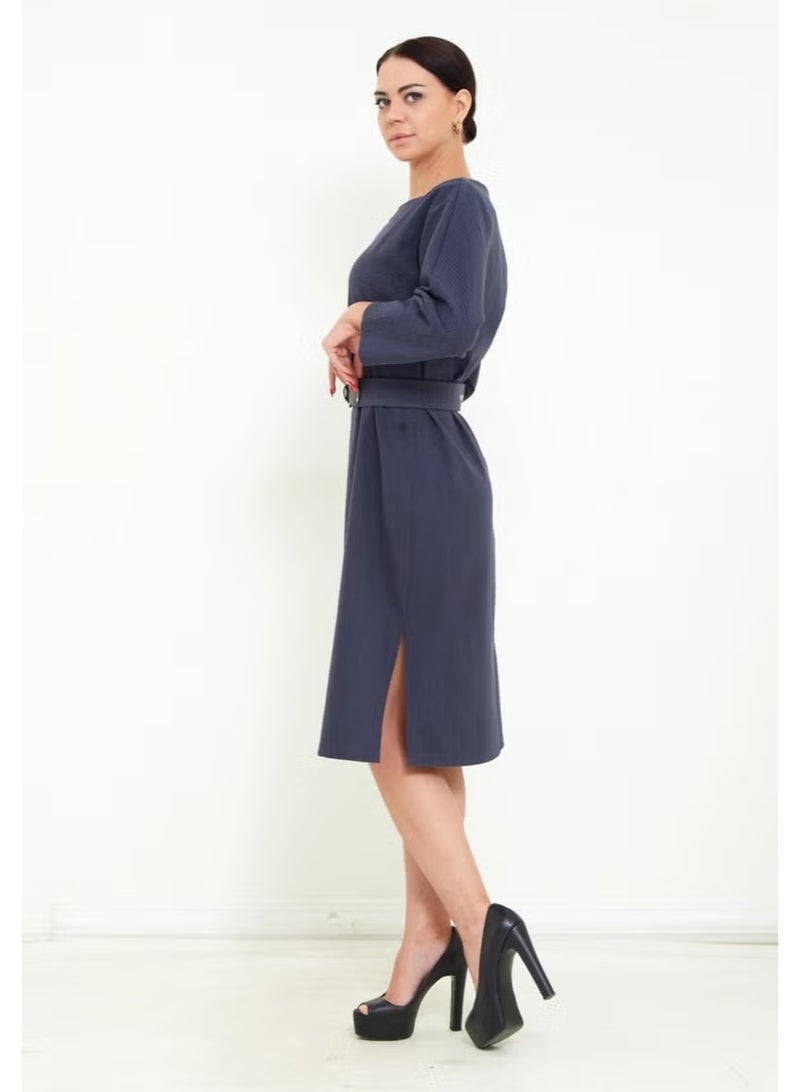 Modatalika Belted Sheath Dress - Image 2