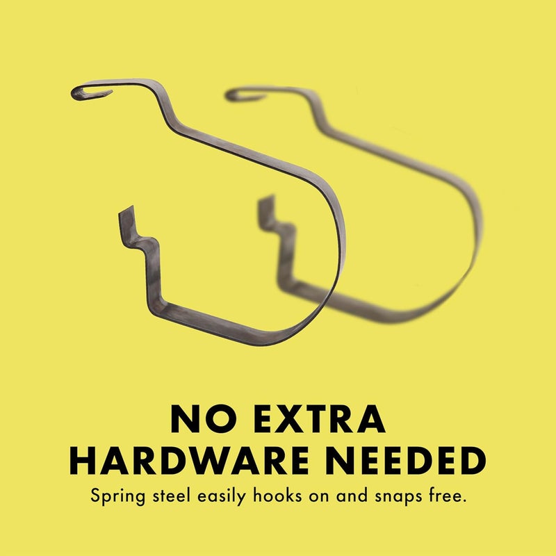 Zilla Reptile Terrarium Fresh Air Screen Non-Locking Clips, 2 Pack, Large - Image 5