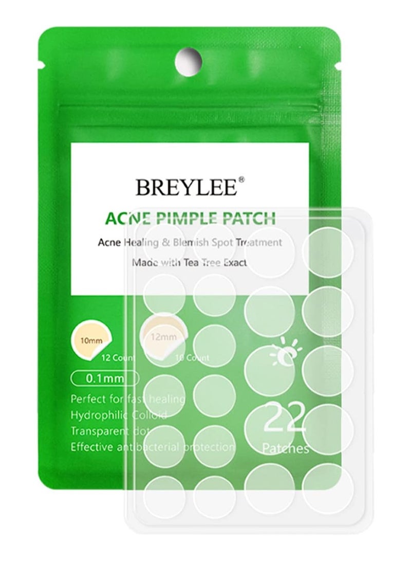 Breylee Acne Pimple Patch Acne Healing and Blemish Spot Treatment Clear - Image 1