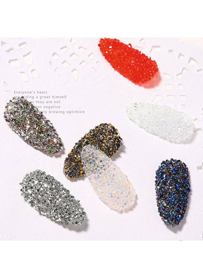 brunson 3D Nail Art Rhinestones Mermaid Bead Manicure Decoration BDS01  - Image 4