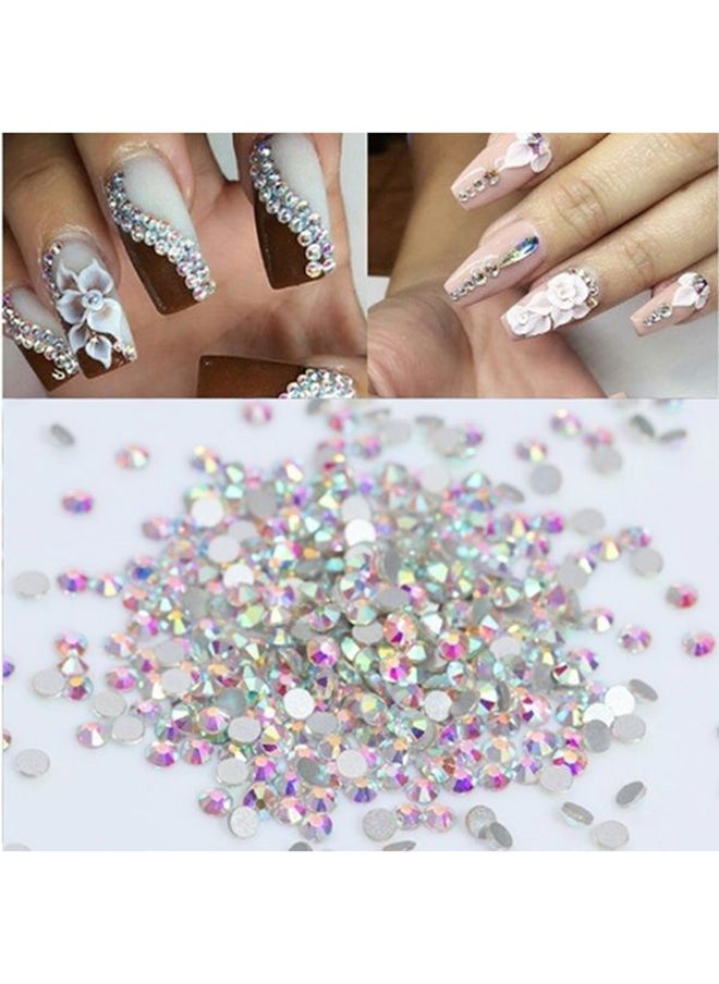 brunson 3D Nail Art Rhinestones Mermaid Bead Manicure Decoration BDS01  - Image 2
