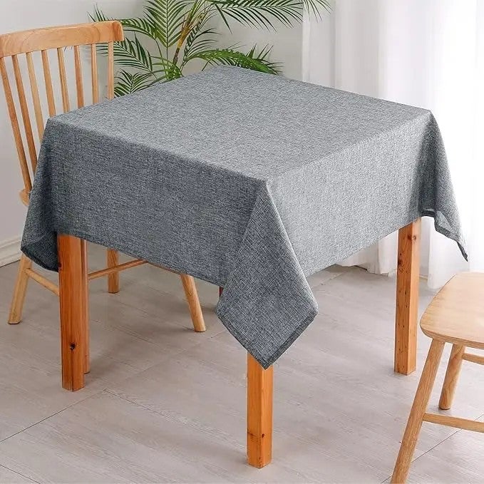 Y&D Linen Tablecloth – Wrinkle & Stain Resistant Washable Table Cloth for Kitchen, Dining & Coffee Tables | Includes Table Runners | High-Quality Nordic Style - Image 3