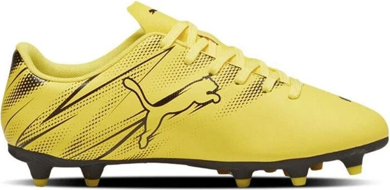 PUMA Attacanto FgAg Jr Men's Yellow Cleats 10748002