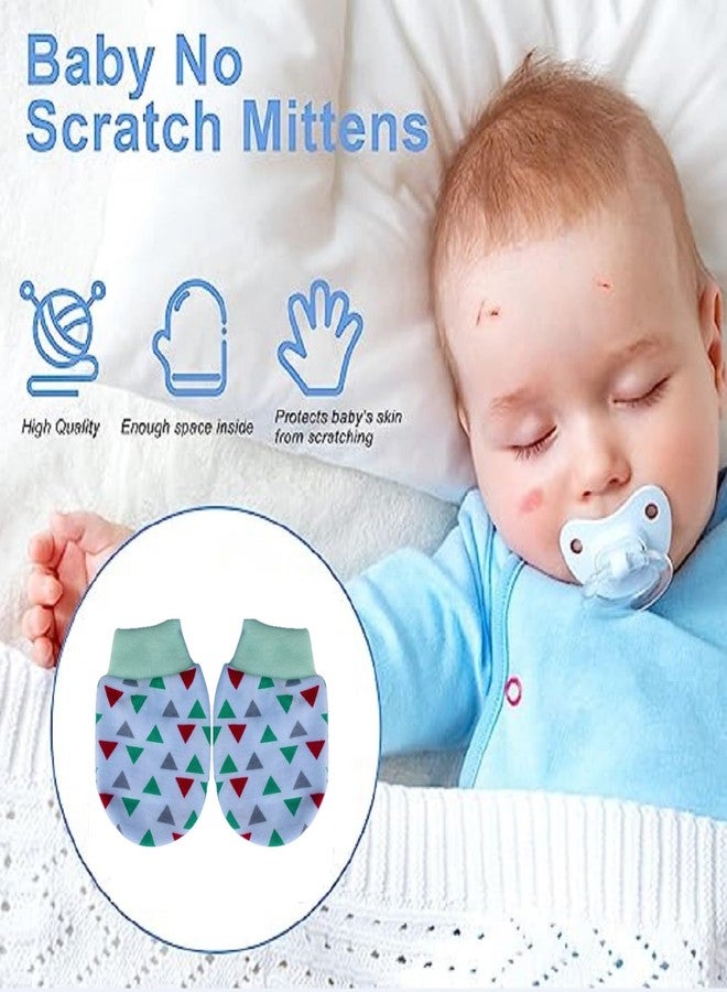 Wavva® Newborn Baby Cotton with Rib Hand Mittens Set | Gloves Set | Quality Proudct Only | Pack of 6 Pairs | Multicolor. (0-6 Months) - Image 2